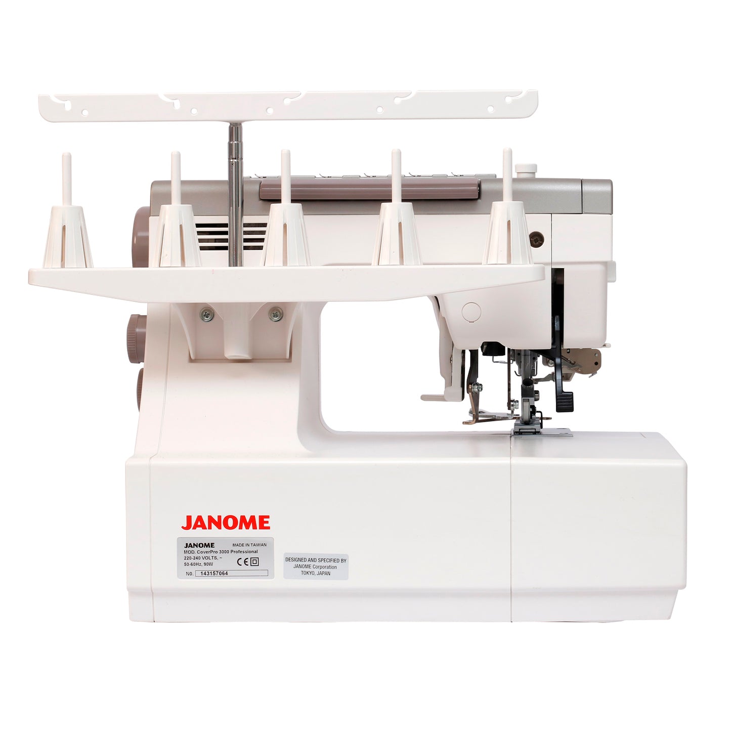Colleretera y tapa costura Janome 3000P
