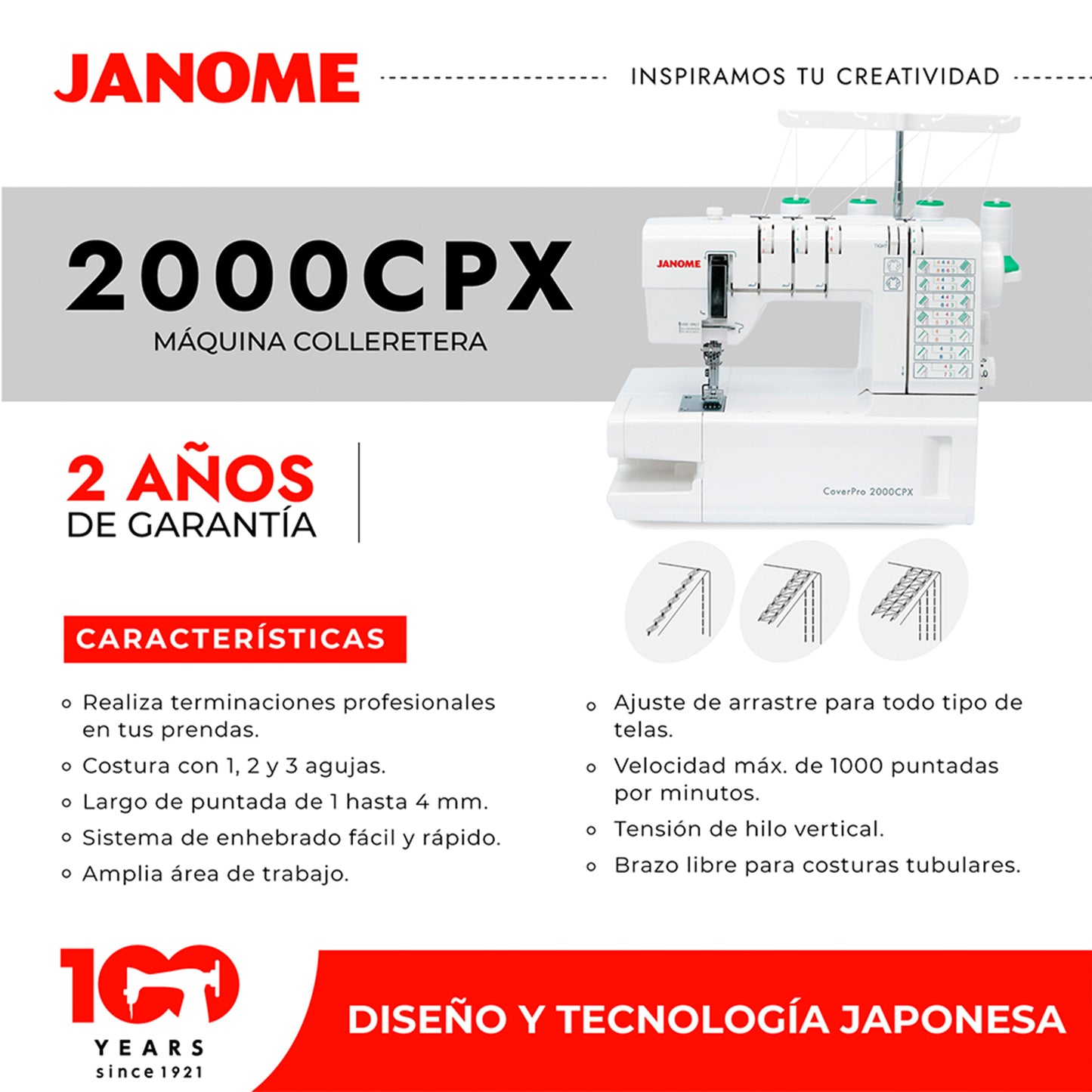 Máquina Colleretera 2000CPX